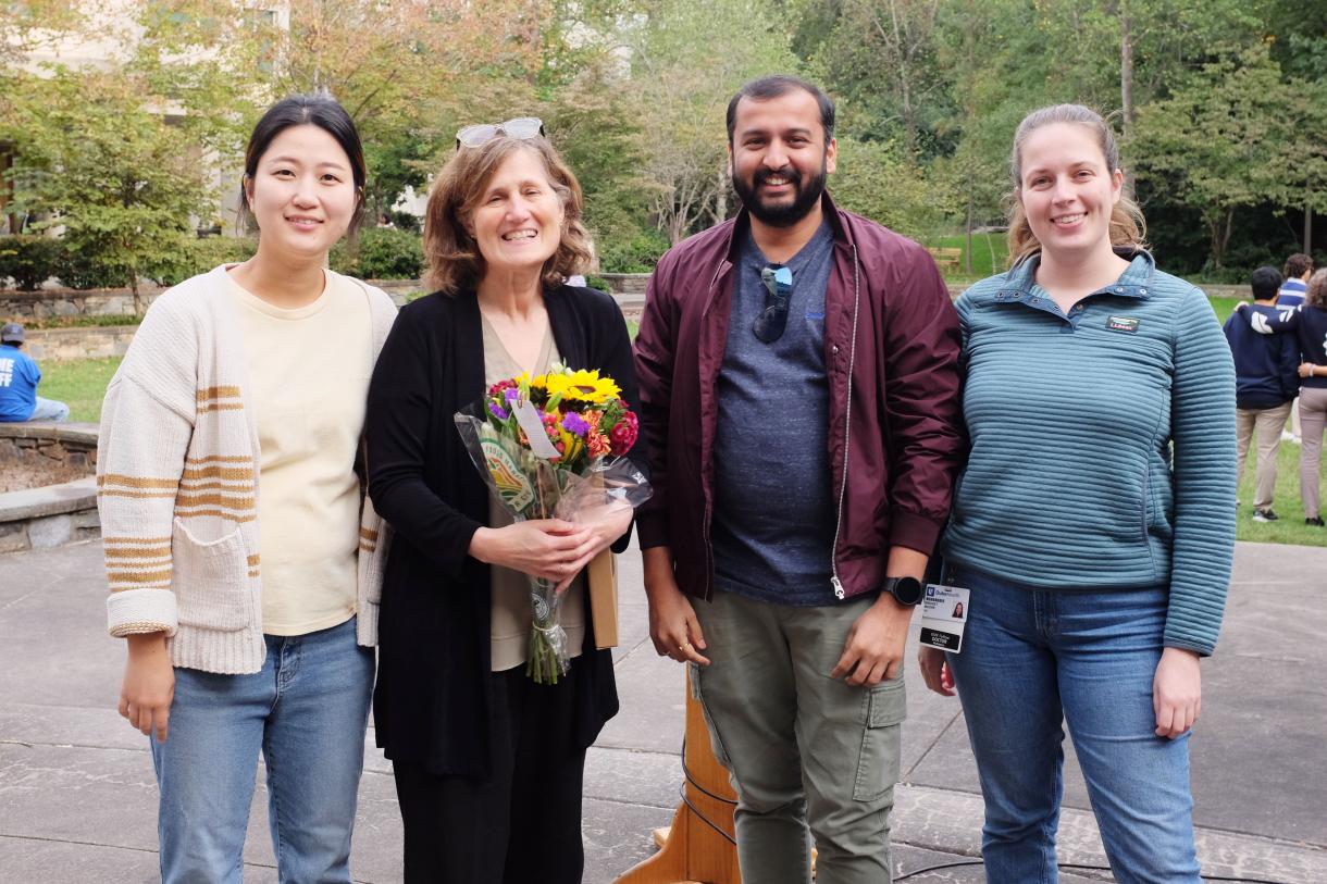 Dr. Linardic with her lab members